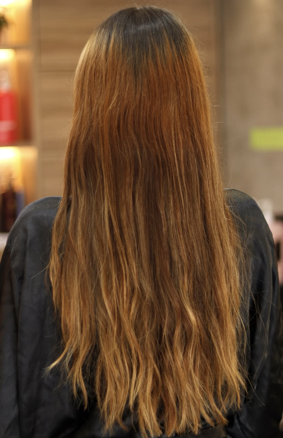Cabelo antes da transformação na Laline Pauly Hair
